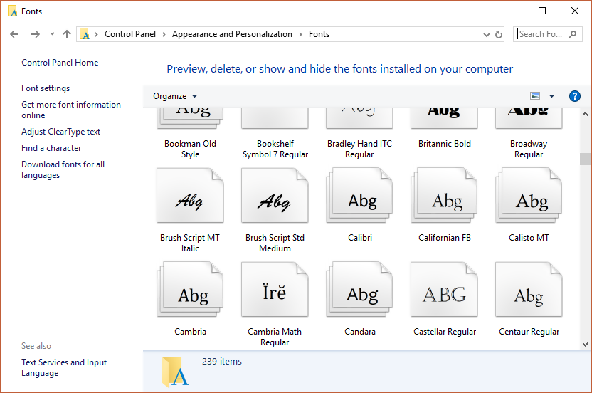 how to change font color on windows 10